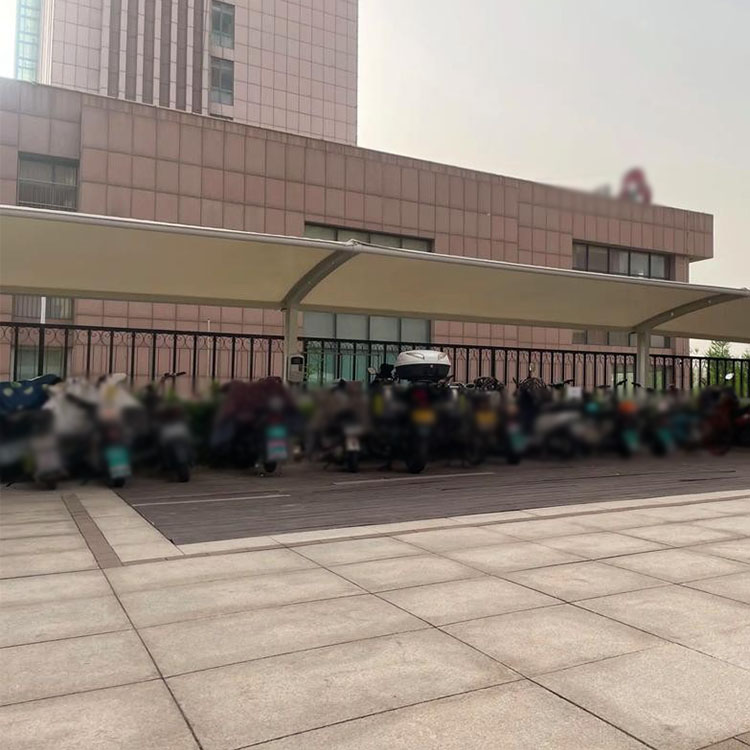 谷城县膜结构电动车棚